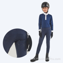 Comfortable children's riding pants black